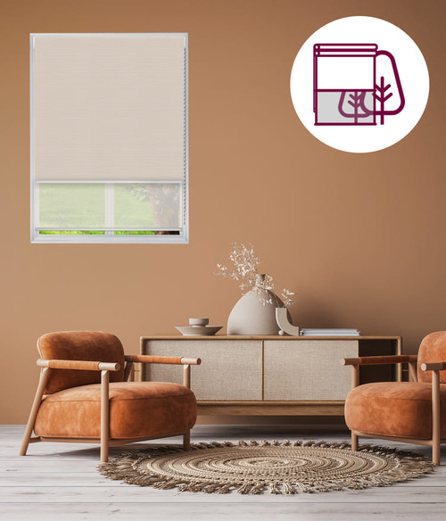 Plain Blockout & Screen Double Roller Blinds