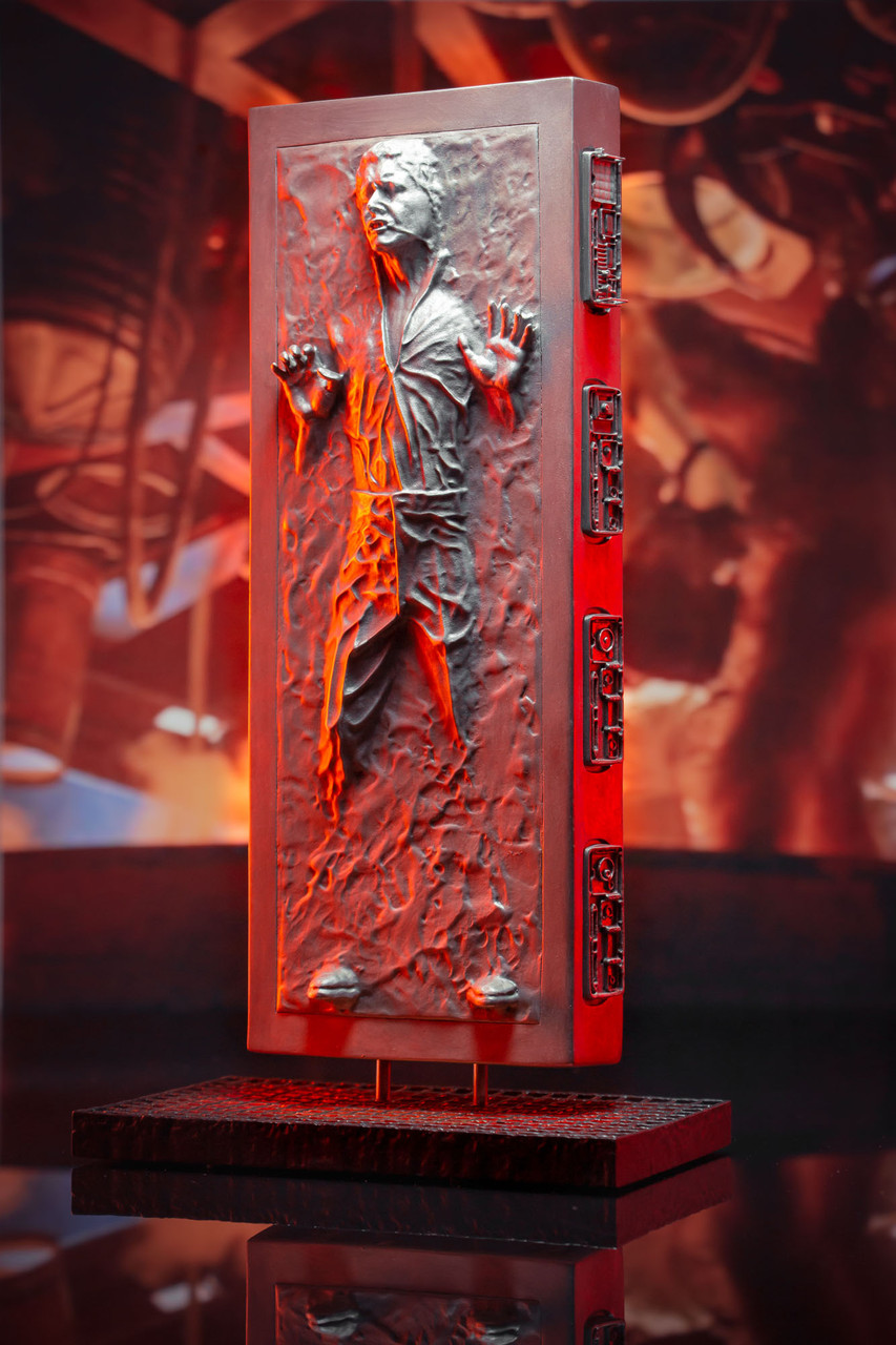 han solo carbonite statue