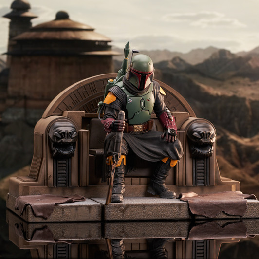 Boba Fett (on Throne Statue) Premier Collection Statue Boba Fett (on Throne Statue) Premier Collection Statue
