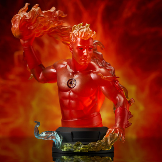 Human Torch Animated Bust Human Torch Animated Bust