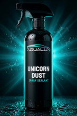 Unicorn Dust spray sealant, black spray bottle by Aqualux Detail Supply