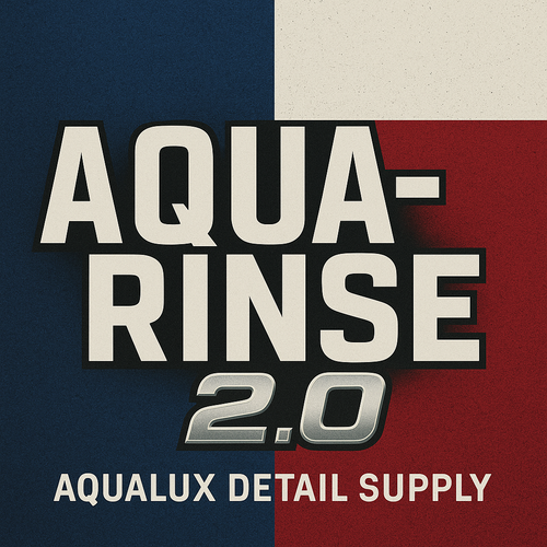 AQUA-RINSE 2.0 rinseless wash bottle — waterless vehicle cleaning by Aqualux Detail Supply