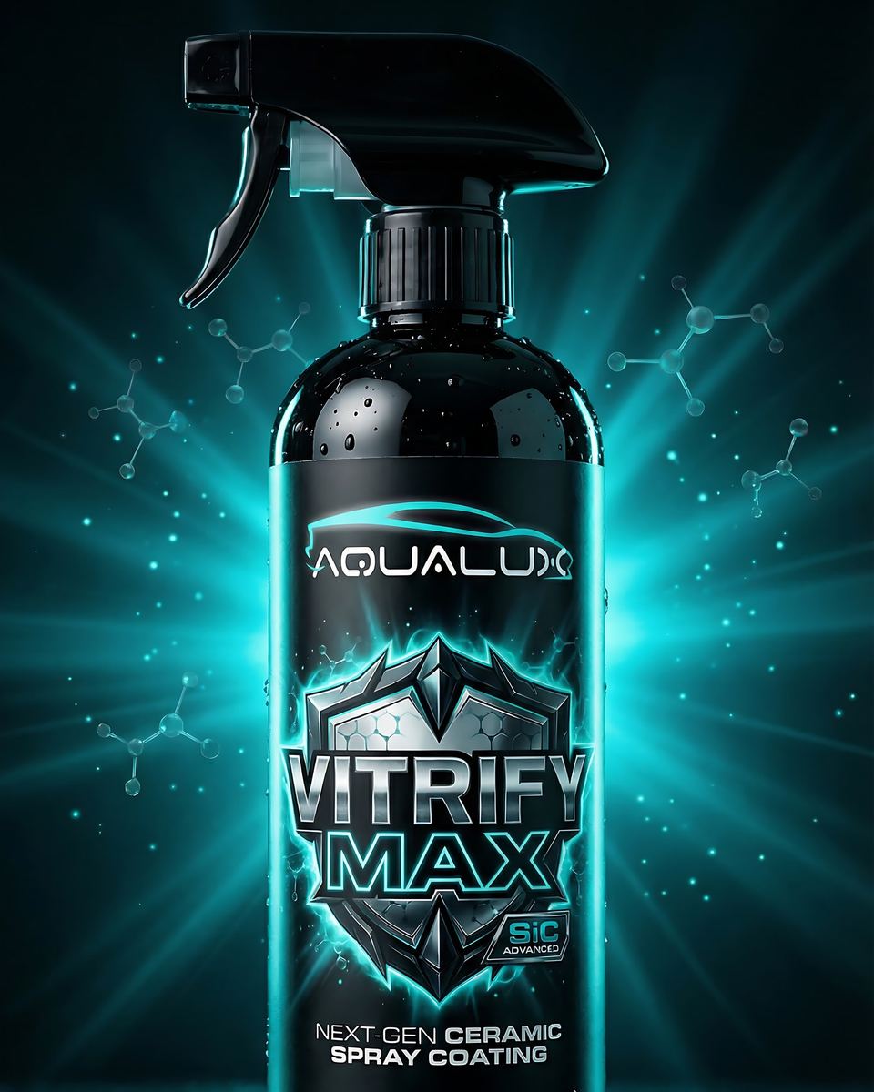 VITRIFY MAX SiC-advanced ceramic spray coating bottle by Aqualux Detail Supply