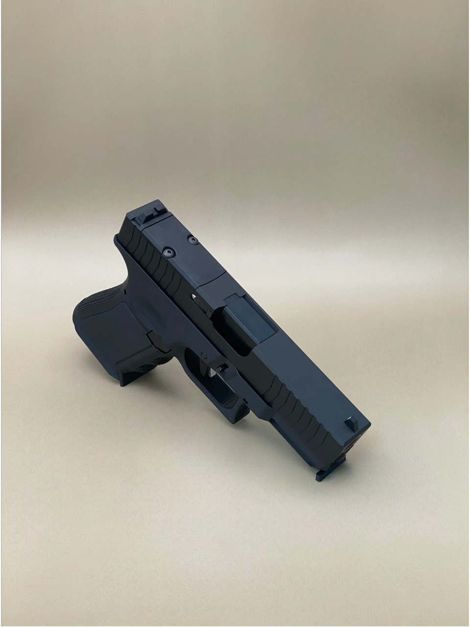 Glock 19 Gen 3, BLACK, Complete Slide, Serrated Beveled | Kineti-Tech