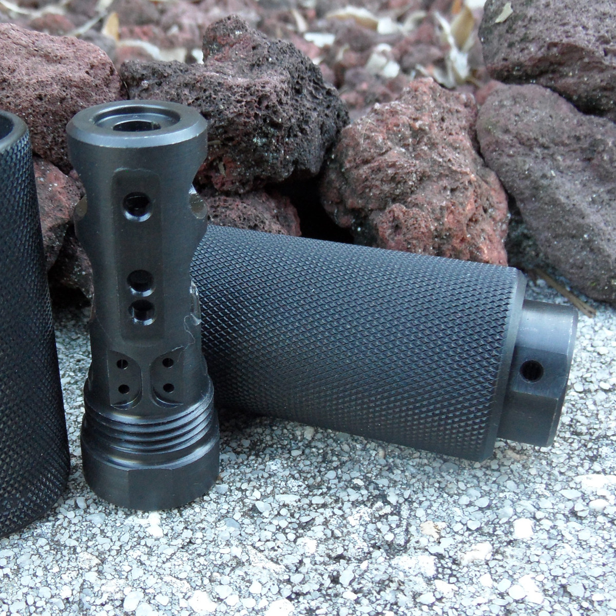 Sound redirect muzzle brake