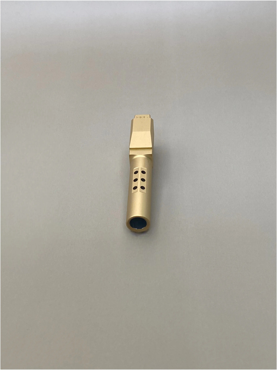 Gold TiN Ported Barrel for Glock 43/43X | USA‑Made