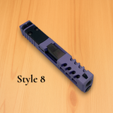 Custom Glock 43 43X, Complete Slide, PURPLE - USA Made