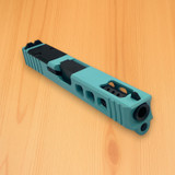 Custom Glock 17 Gen 3, Complete Slide, ROBIN'S EGG BLUE, Style 11 - USA Made