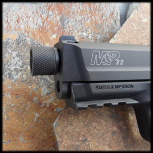 Smith & Wesson 22 Thread Adapter & Protector 1/2"- 28 A Smith & Wesson 22 Thread Adapter & Protector 1/2"- 28 A