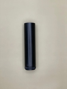 Plain barrel shroud tube measuring 6 1/2 inches length with a smooth cylindrical exterior and black finish, designed to pair with a knurled base for firearm barrel shroud assemblies.

Plain barrel shroud tube with smooth finish and knurled base.