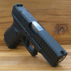 GLOCK 19 PATTERN SLIDE STYLE #1A COMPLETE ASSEMBLY WITH POLISHED BARREL GLOCK 19 PATTERN SLIDE STYLE #1A COMPLETE ASSEMBLY WITH POLISHED BARREL