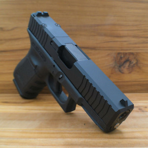 GLOCK 19 PATTERN SLIDE STYLE #1A COMPLETE ASSEMBLY WITH BLACK BARREL GLOCK 19 PATTERN SLIDE STYLE #1A COMPLETE ASSEMBLY WITH BLACK BARREL