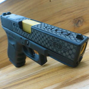 Custom GUCCI Glock 19 slide. Custom GUCCI Glock 19 slide.