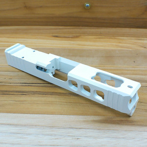 Glock 19 Stripped Slide Black GEN 3 RMR Raptor Ported STORM WHITE -USA- Glock 19 Stripped Slide Black GEN 3 RMR Raptor Ported STORM WHITE -USA-