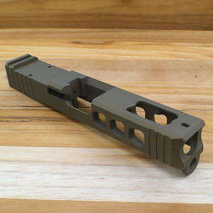 Glock 19 Stripped Slide Black GEN 3 RMR Raptor Ported BURNT BRONZE -USA- Glock 19 Stripped Slide Black GEN 3 RMR Raptor Ported BURNT BRONZE -USA-