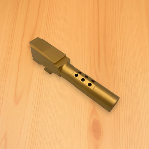 Ported Titanium Nitride coating Crowned barrel for GLOCK 43 43x