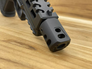Muzzle Brake Compensator 1/2x28 TPI 9mm Muzzle Brake Compensator 1/2x28 TPI 9mm