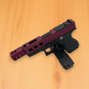 Custom Muzzle Brake Compensator, 1/2x28 TPI 9mm