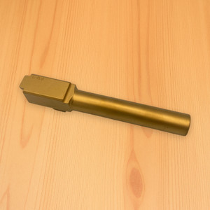TIN barrel for GLOCK 17 Gen 3, Titanium Nitride coating Crowned