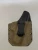 FDE carbon fiber kydex texture holster with black belt clip attached, shown from the front with visible rivets and smooth molded edges.

FDE carbon fiber kydex texture holster for Glock 19 Gen 1-5 with belt clip and riveted edges.