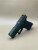 Side profile of the Kineti-Tech Velocity Slide in OD Green CERAKOTE® finish. Features aggressive styling, integrated lightening cuts for faster cycle rate, and optic cut for Shield® RMSc-compatible optics.

OD Green Kineti-Tech Velocity Slide for Glock 43/43X featuring front serrations and optic-ready design.
