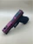 Side profile of the Kineti-Tech LWP Complete Slide for Glock® 17 Gen 5 showcasing its aggressive porting, deep rear serrations, and CERAKOTE® Black Cherry finish. Includes RMR footprint optic cut and ported stainless steel barrel designed to minimize recoil.

Side view Black Cherry LWP Kineti-Tech Slide for Glock 17 Gen 5 with deep serrations.