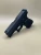 An angled front view of the Serrated Bullnose Slide showcasing the aggressive bullnose contour and deep-cut front serrations. The stainless steel barrel is partially visible, and the optic cut at the rear is highlighted. The image captures the slide’s tactical styling and robust build.

Angled front view of Glock 19 Gen 5/19X Serrated Bullnose Slide showing bullnose contour and optic cut.