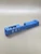 Kineti-Tech LWP Glock 19 Gen 3 Stripped Slide in Polar Blue CERAKOTE® finish. Highlights include large window cut for gas expulsion, multiple lightening ports, and RMR optic cut for micro red dot installation.

Top view Polar Blue Kineti-Tech LWP Stripped Slide for Glock 19 Gen 3 with ported barrel and RMR optic cut.