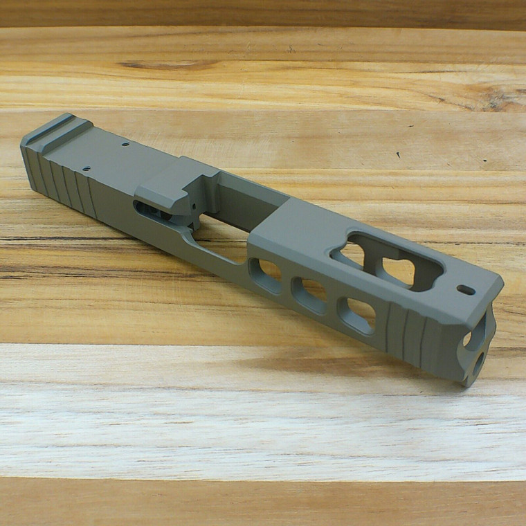 Glock 19 a Stripped Slide GEN 3 RMR Raptor Lightning TOP PORTED FDE USA MADE