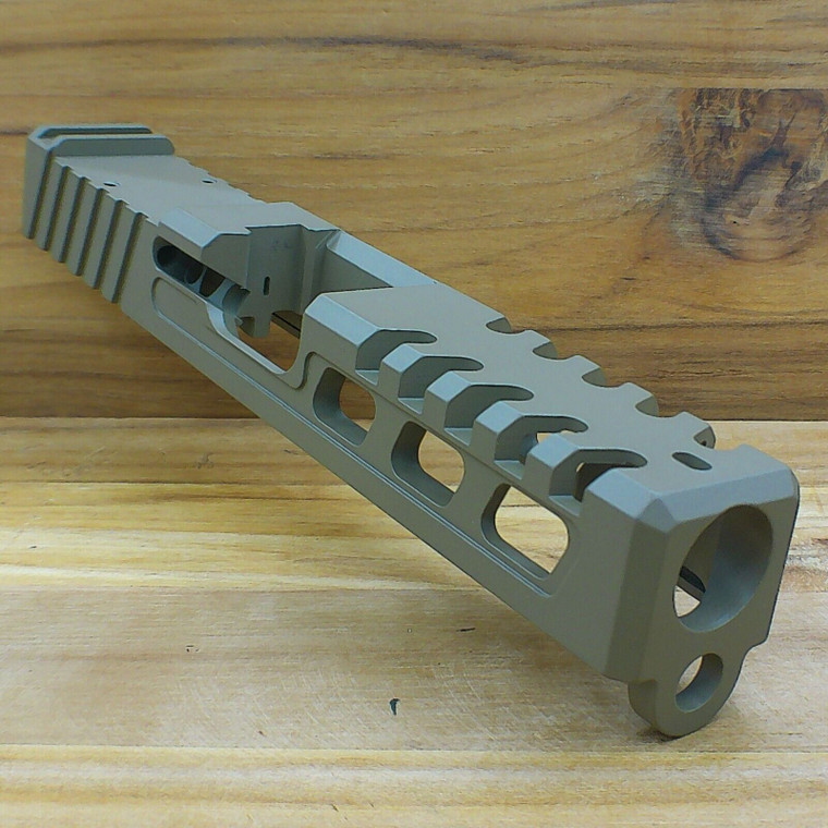 For Glock 17 a Stripped Slide Black GEN 3 RMR Raptor Lightning cut FDE USA MADE