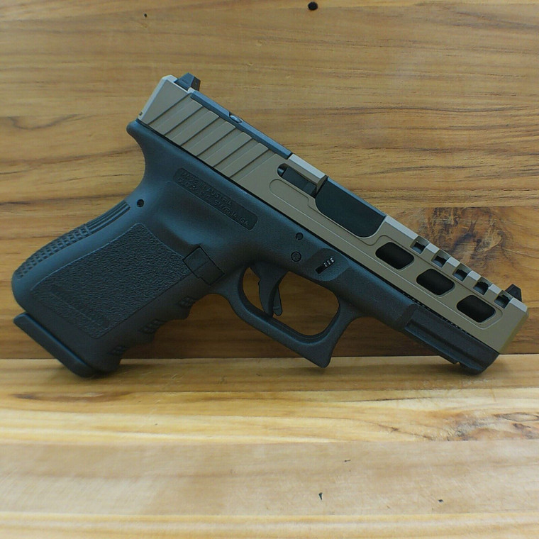 Glock 19 19X a Complete Slide GEN 5 FDE OEM Style with RMR Black Barrel - USA -