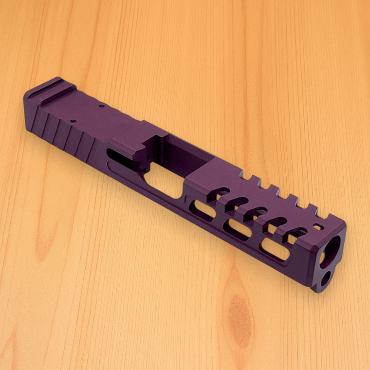 GLOCK 17 Gen 5, Stripped Slide, BLACK CHERRY, Style 8 - USA made