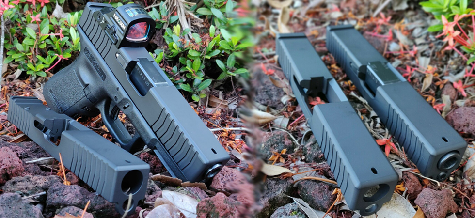 Custom LOUIS VUITTON Glock 19 slide. - Kineti-Tech