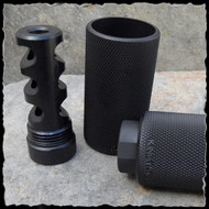 Kineti-tech Muzzle brake with sound redirector 