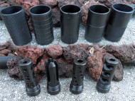 Create a 2 Piece Muzzle Brake with Cucussion/Redirector Sleeve