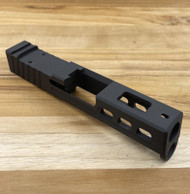 Glock 43 43X BLACK TOP PORTED Stripped Slide Black RMSc 