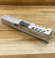 GLOCK 43 SILVER SLIDE