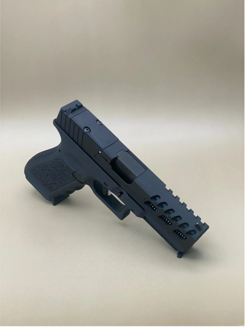 Kineti-Tech Premium Glock 19/17 Lower Parts & Slide Kit – Stainless – Gen 1-3 – USA