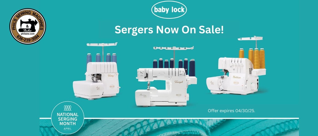 baby lock sergers now on sale