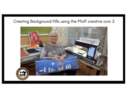 Creating Background Fills using the Pfaff creative icon 2