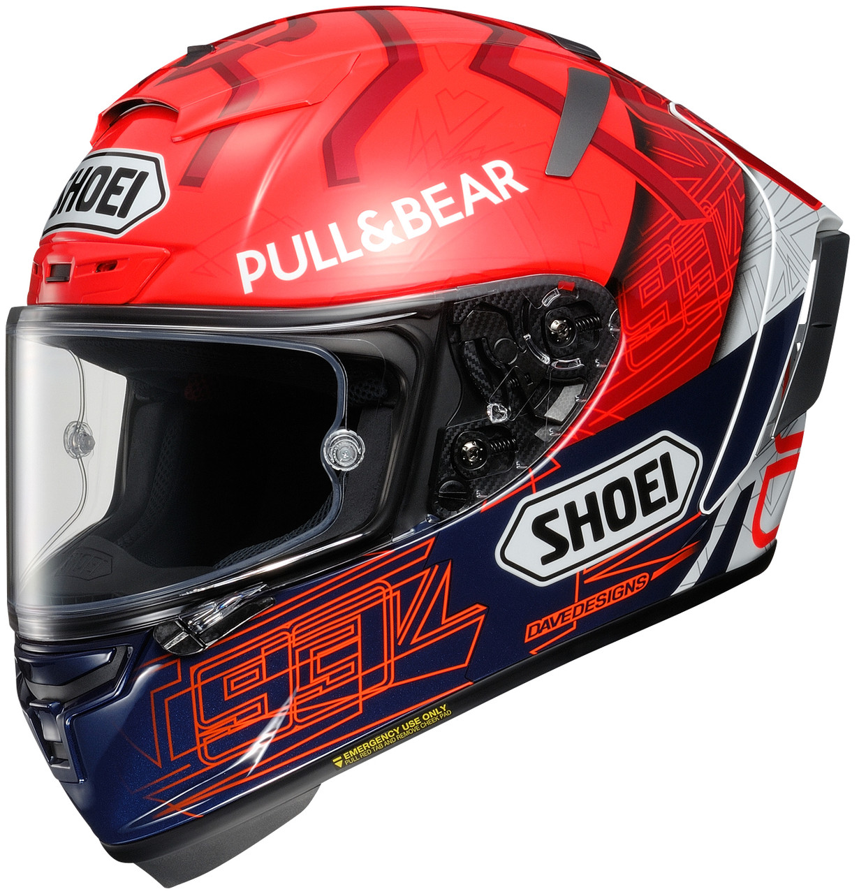 Shoei X-Fourteen (X-14) Mark Marquez 6 Full-Face Helmet - MC