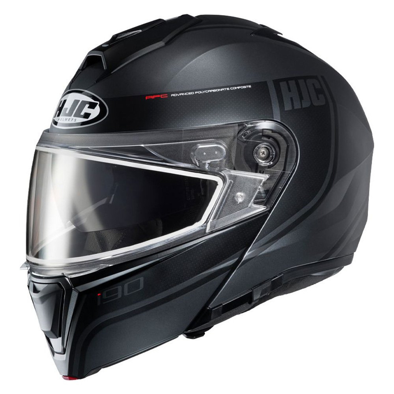 HJC i90 Davan Modular Snowmobile Helmet with DualLens Shield MC