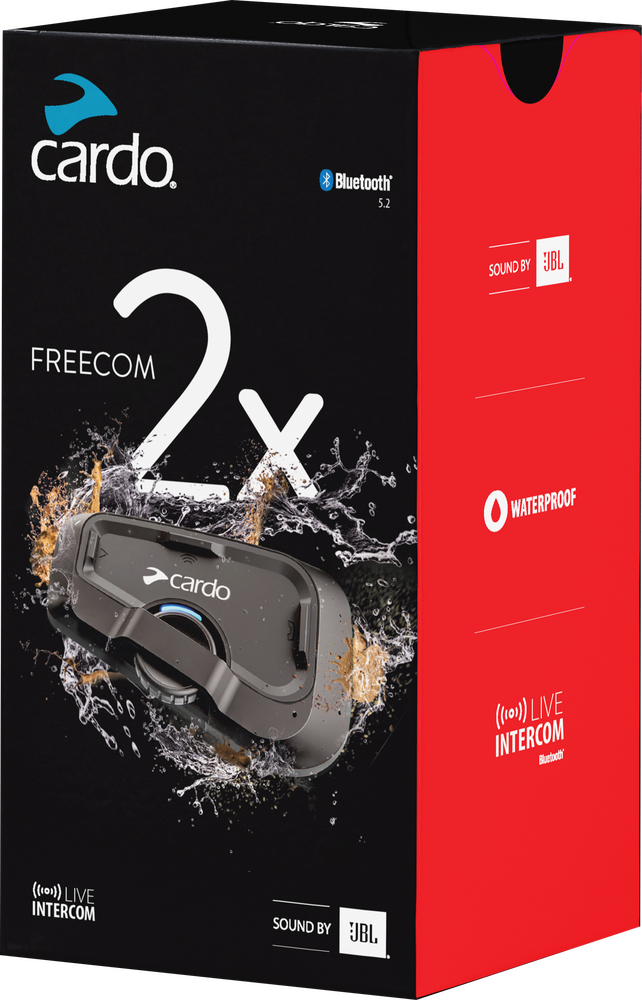 Cardo Freecom 2X Bluetooth Helmet Headset - Single - MC Powersports