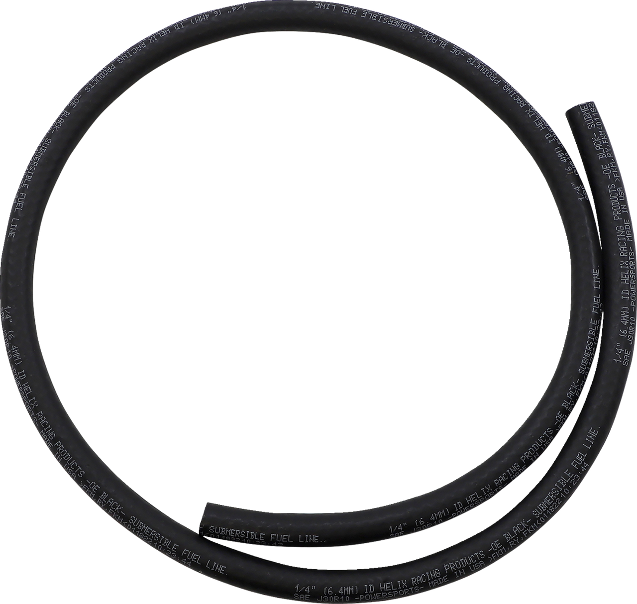 Helix Submersible Rubber Fuel Line 30R Black 1/4inch W x 3' L