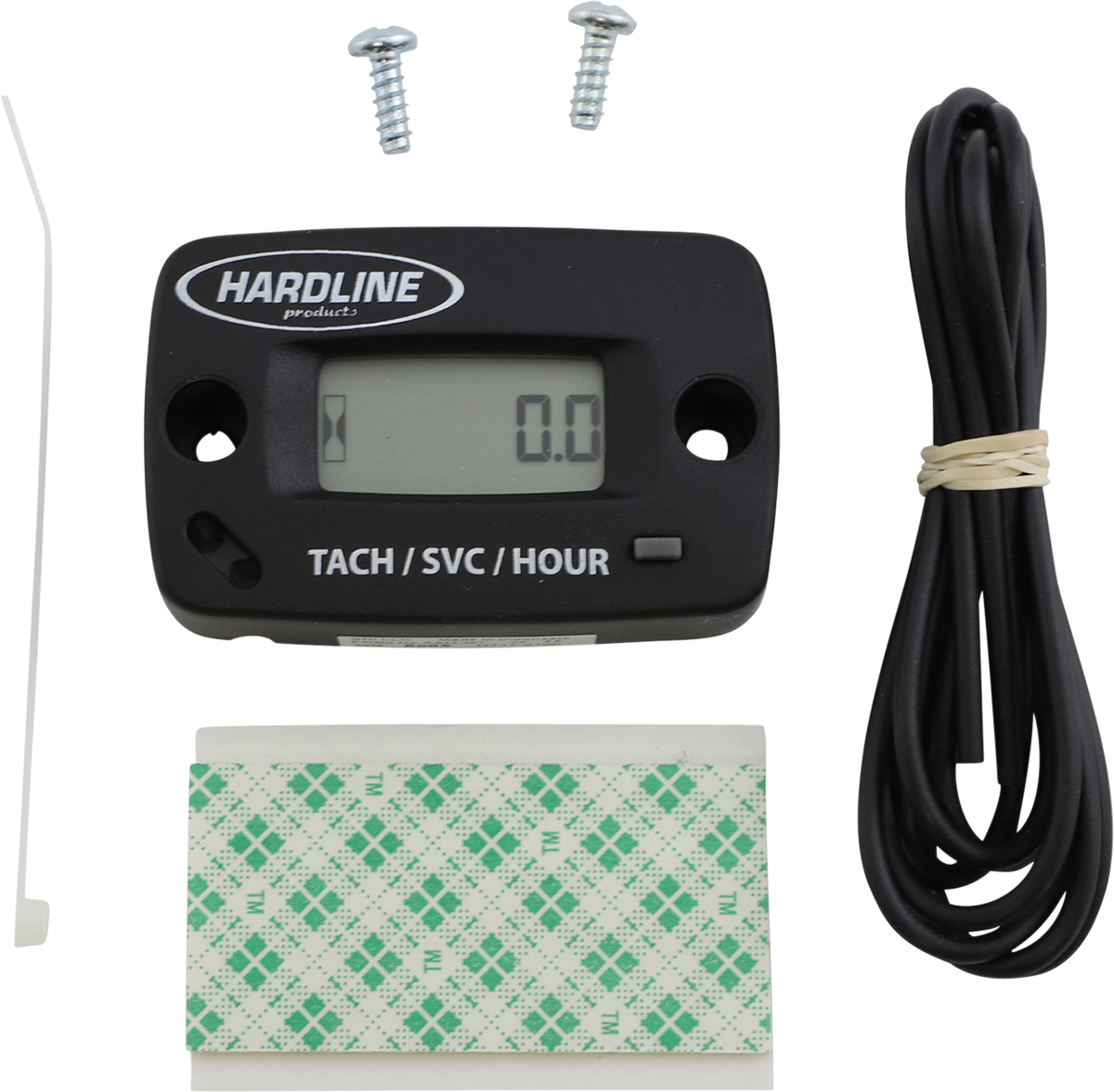Hardline Resettable Hour Meter/Tachometer with Log Book MC Powersports