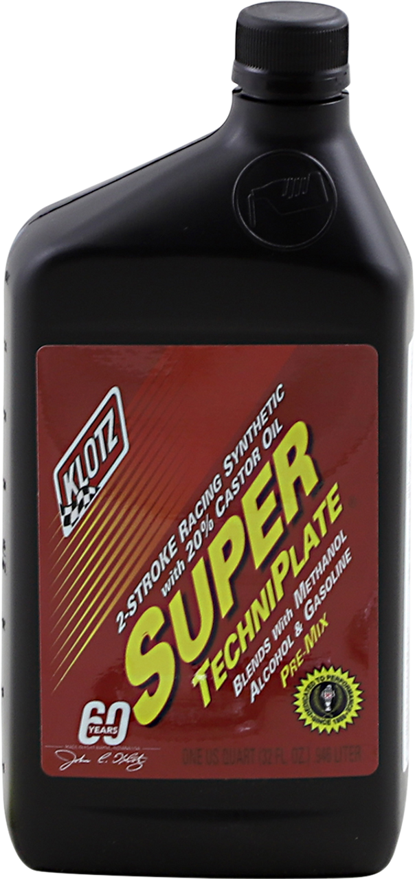 KLOTZ Super Techniplate Synthetic Lubricant 2-Stroke Premix Oil, 1