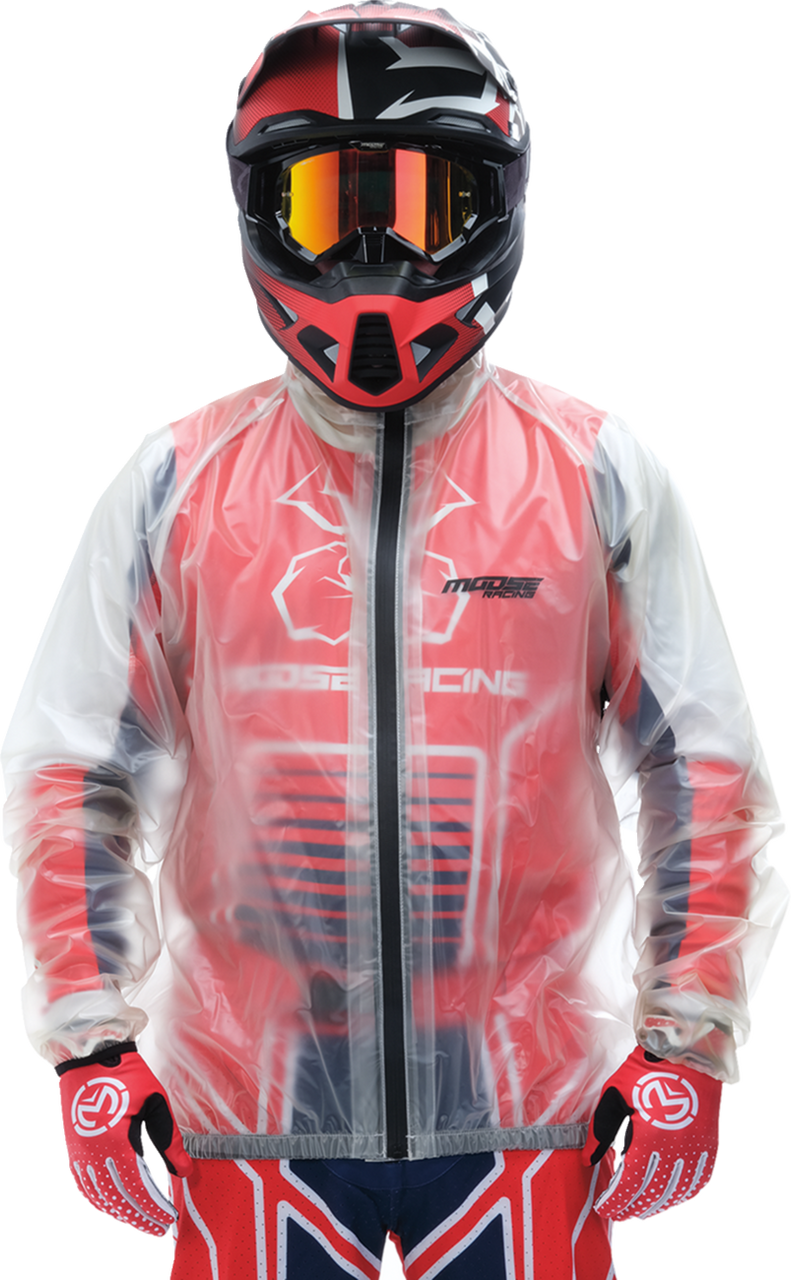 Plain White Transparent PVC Plastic Rain Jacket, Size: XXL at Rs 350/piece  in Kolkata