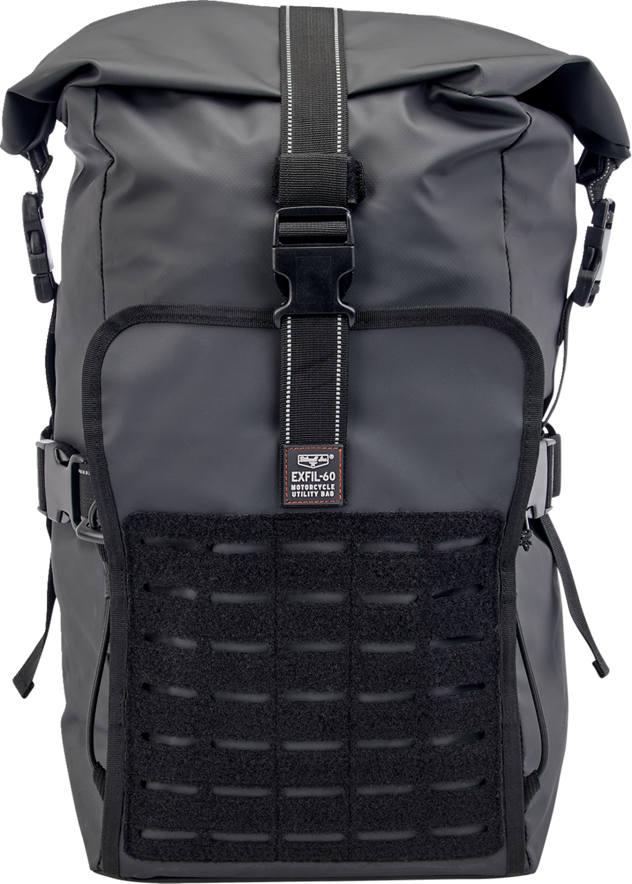 Biltwell motorcycle fork bag Exfil-7 black