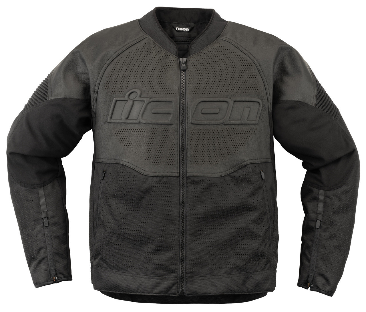 Icon Overlord3 Leather Zip-Up Jackets - MC Powersports
