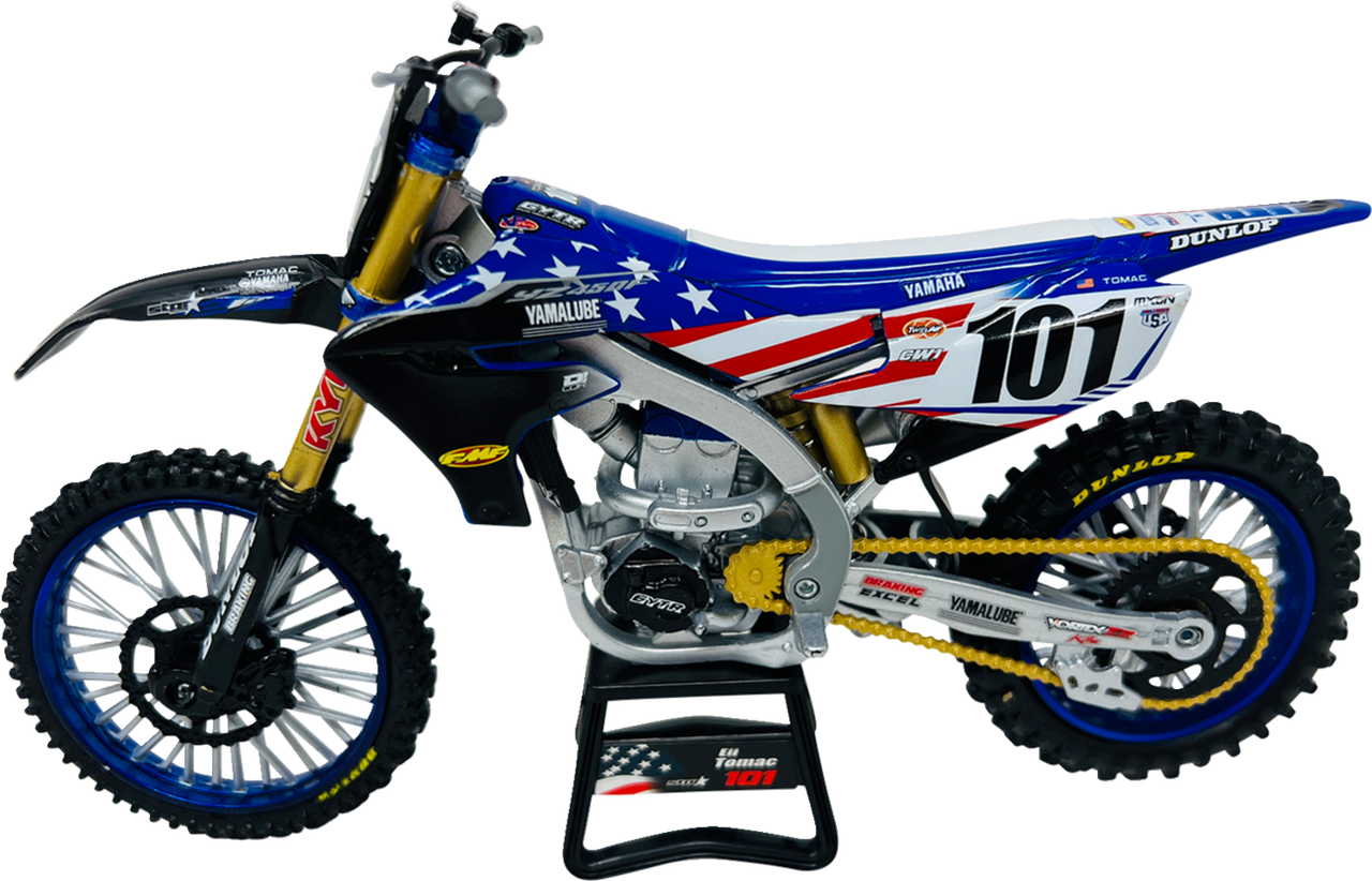 New Ray Toys Yamaha YZ450F Motocross of Nations Bike - Eli Tomac